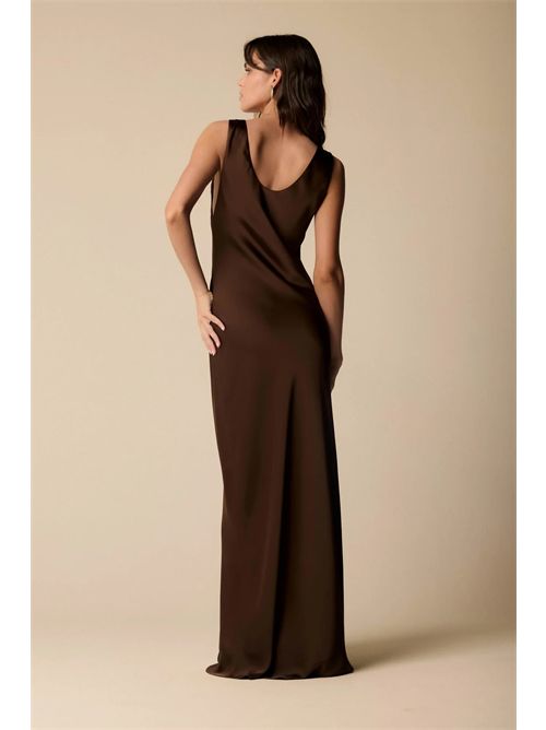 dress woman brown KOCCA | KOSIMA/30372